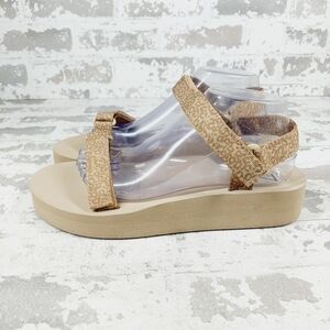 New Z By Zella Sage Tan Leopard Print Platforms X28